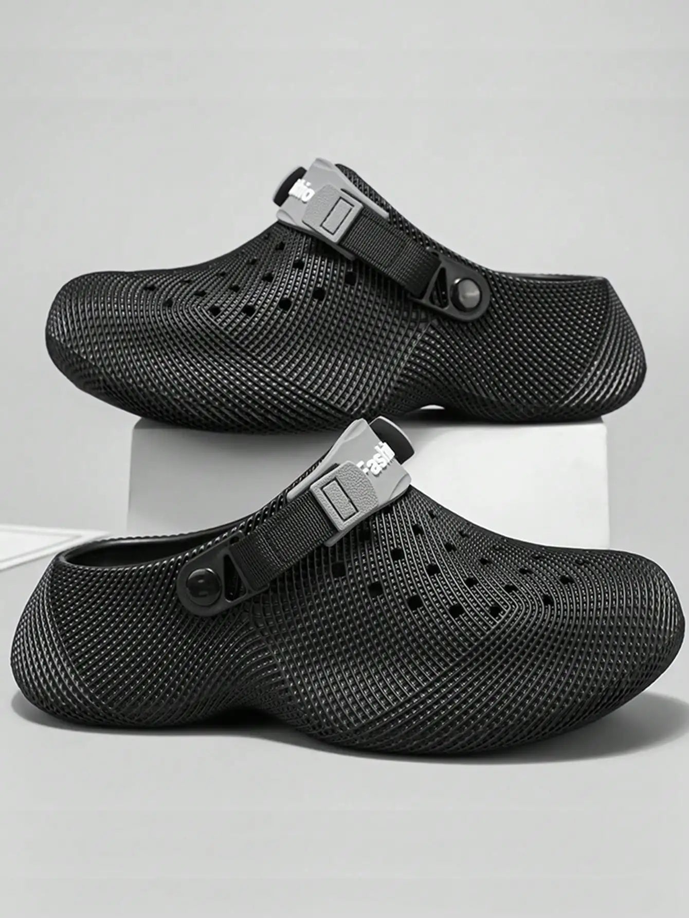 Mens Summer Outdoor Sandals Non Slip Closed Toe Beach Hiking Slides