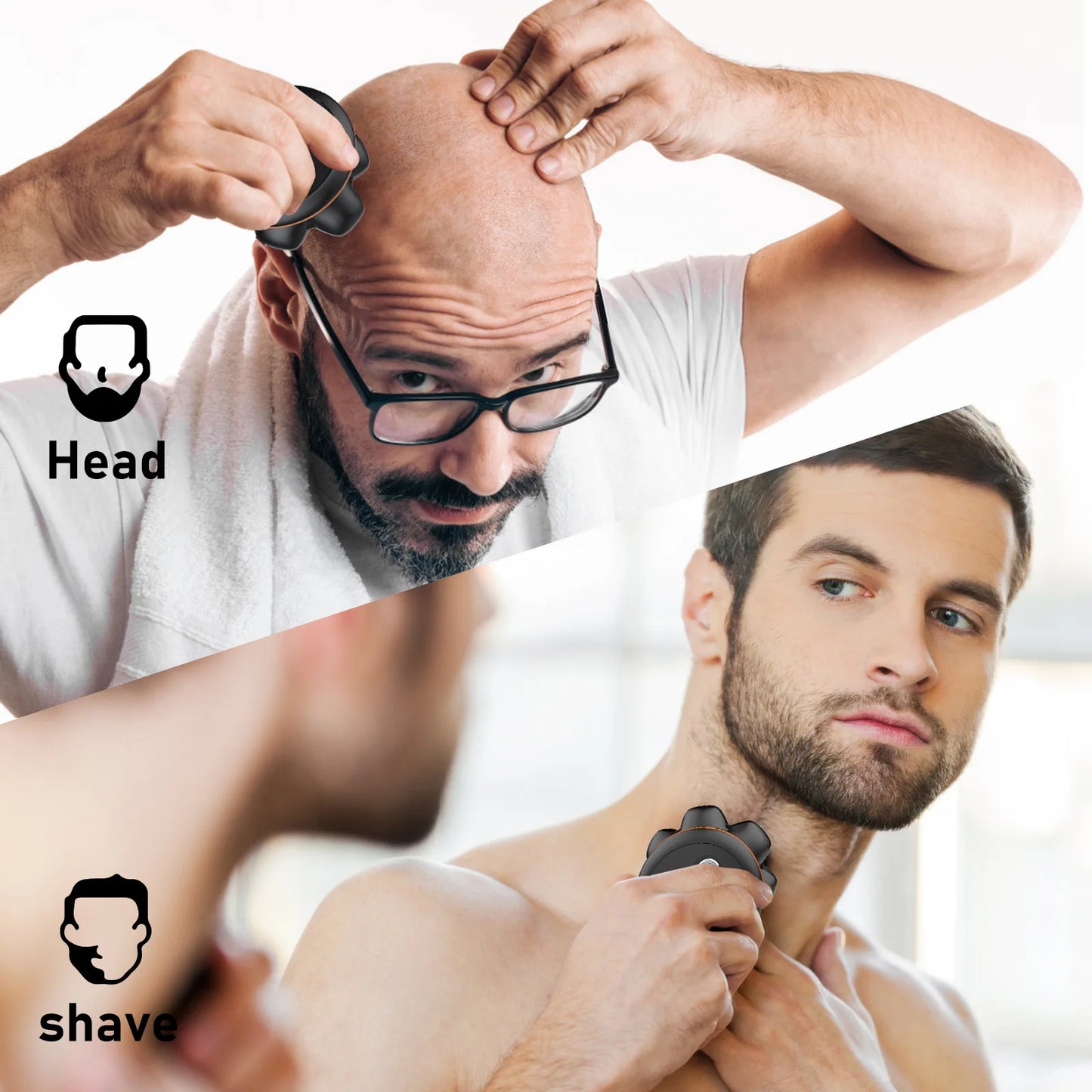 MAXGROOM IXP6 Waterproof Head Shaver With Floating Blade
