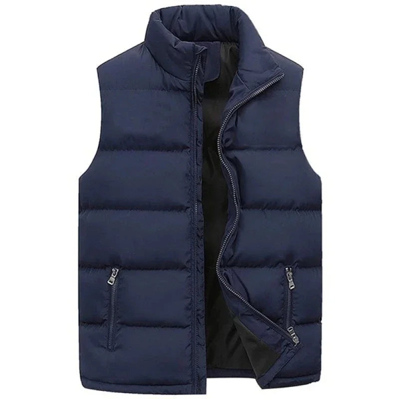 Aiwetin Mens Sleeveless Warm Winter Waterproof Jacket