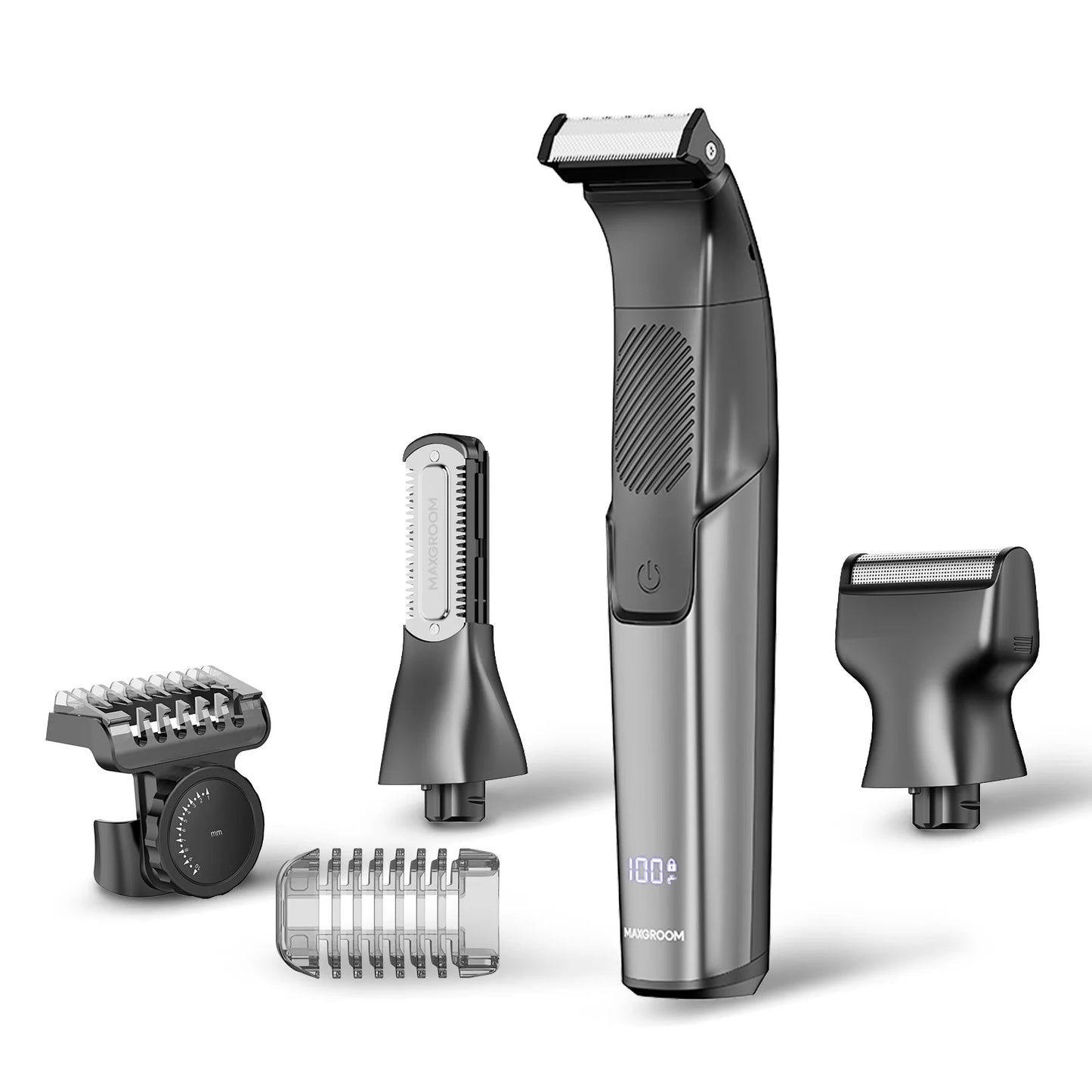 MAXGROOM Electric Body Hair Trimmer With Double Sided Blade IPX6 Waterproof