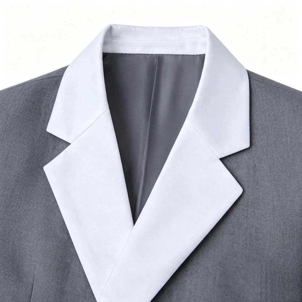 Classic Men Elegant Double Breasted Tailcoat Formal Suit