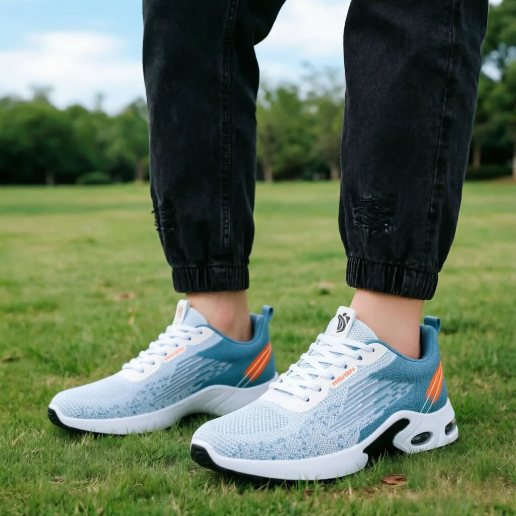Men's Breathable Mesh Running Shoes Air Cushion Support