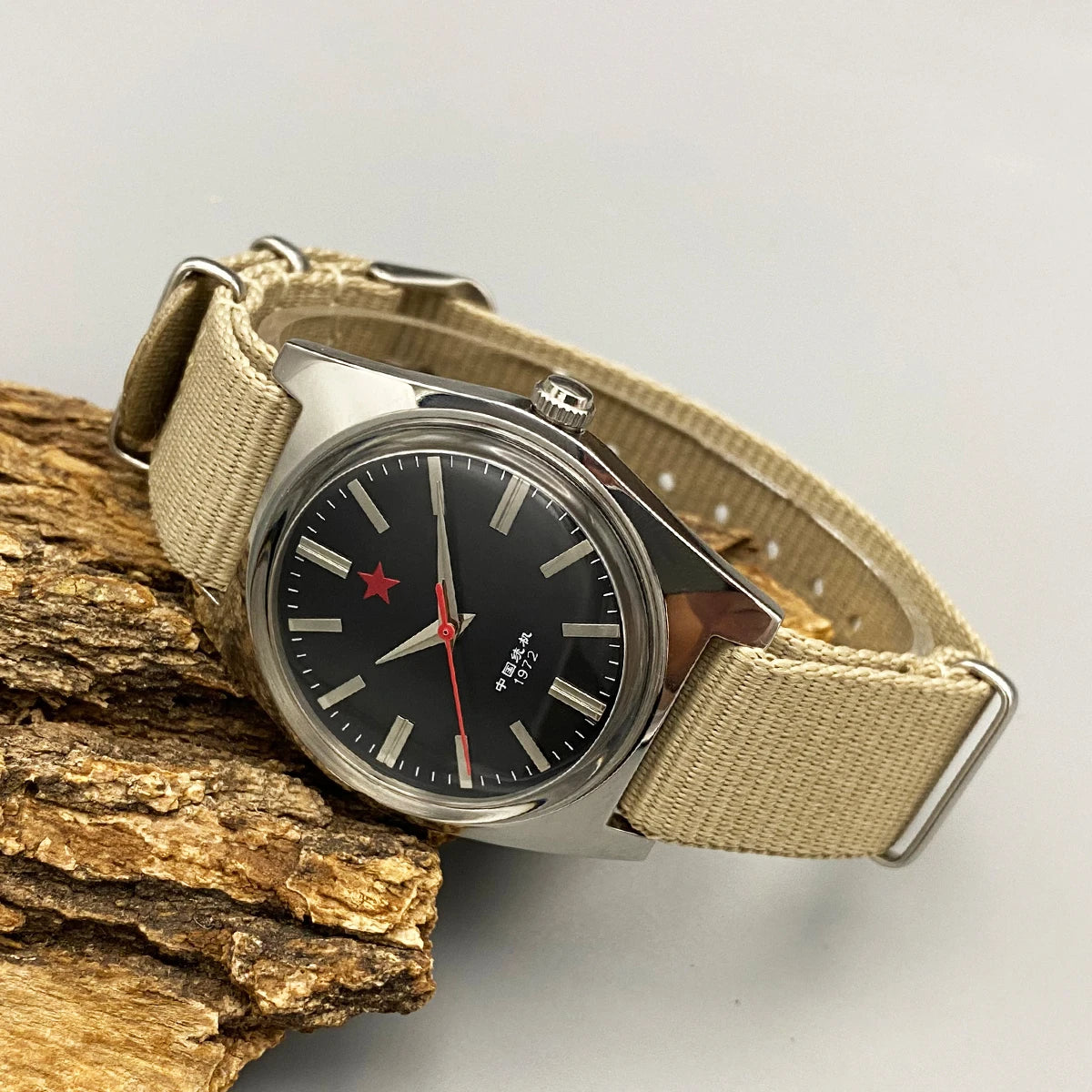 Men's Mechanical Watch Stainless Steel Case 7120 Movement Retro Dress
