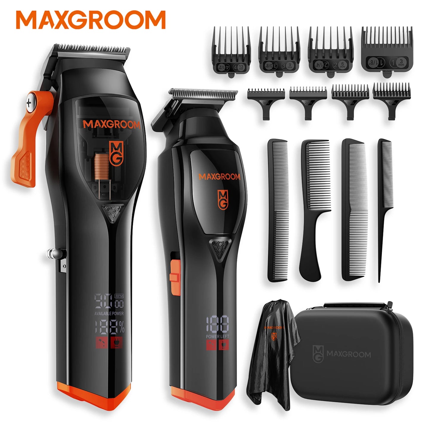 MAXGROOM Professional Cordless Hair Clippers For Men Home Kit
