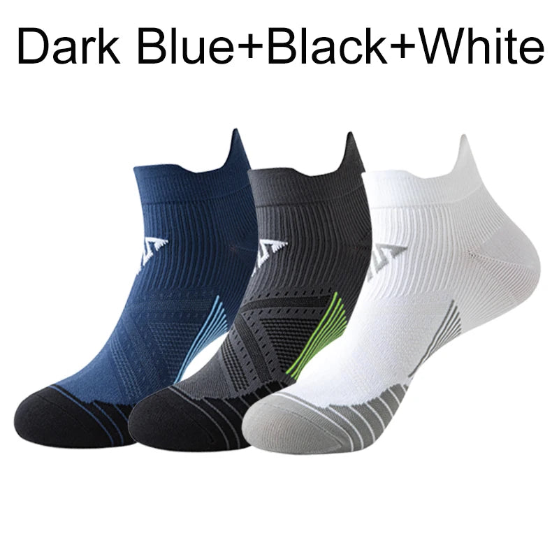 Marathon Running Socks For Men And Women Cushioned Ankle Socks