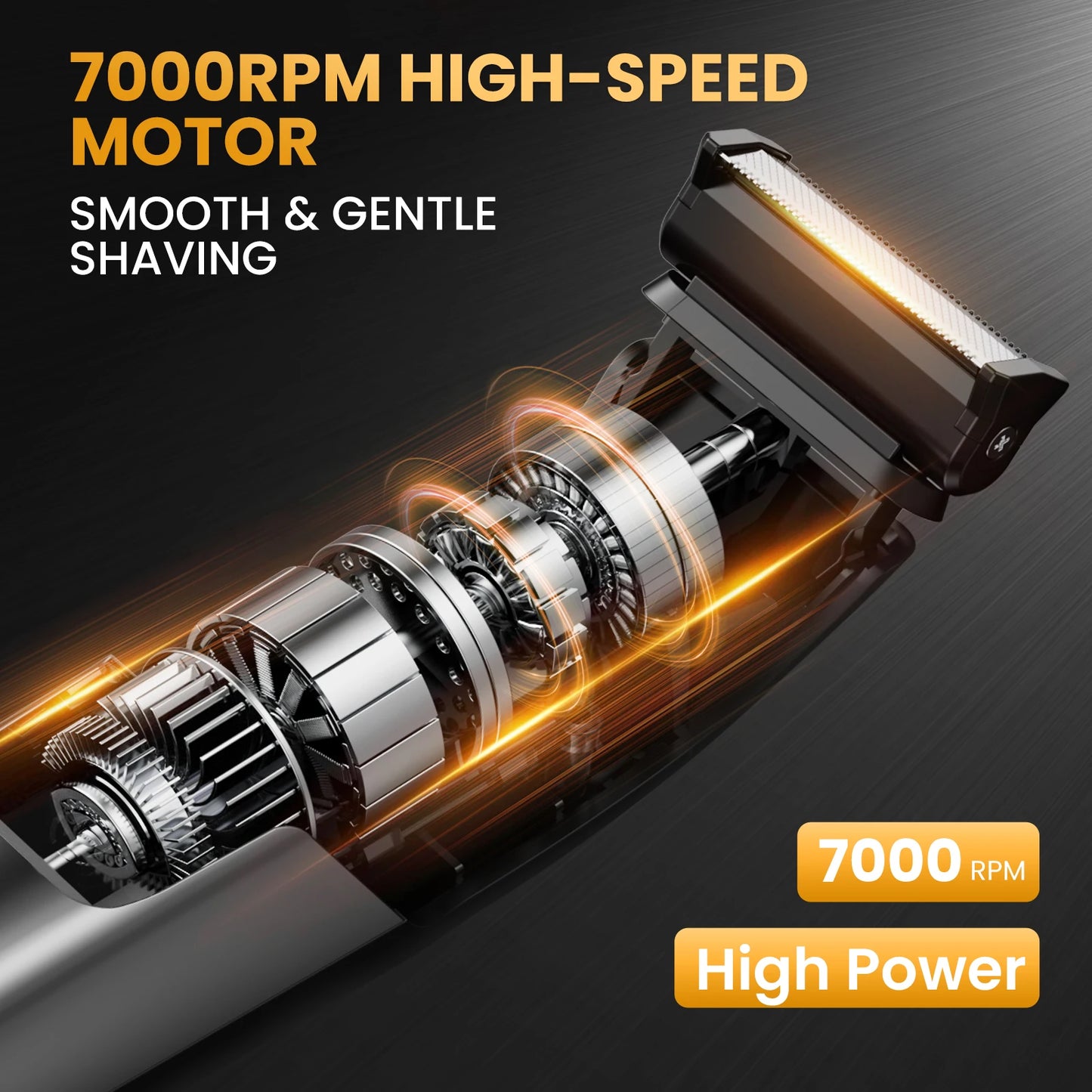 MAXGROOM Electric Body Hair Trimmer With Double Sided Blade IPX6 Waterproof