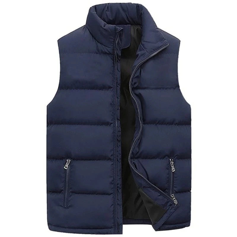 Aiwetin Mens Sleeveless Warm Winter Waterproof Jacket