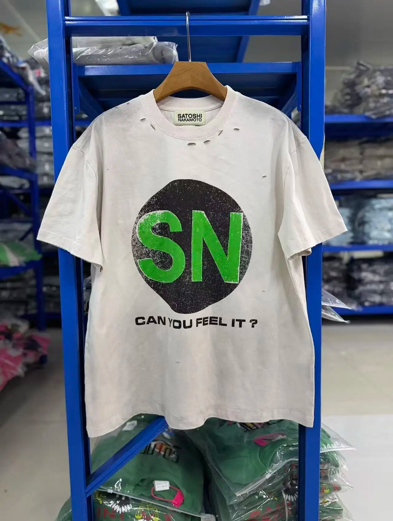 26SS Y2K High Quality American Retro Trendy Fashion Tops Satoshi Nakamoto 100% cotton large size loose Men's Women's T-Shirt