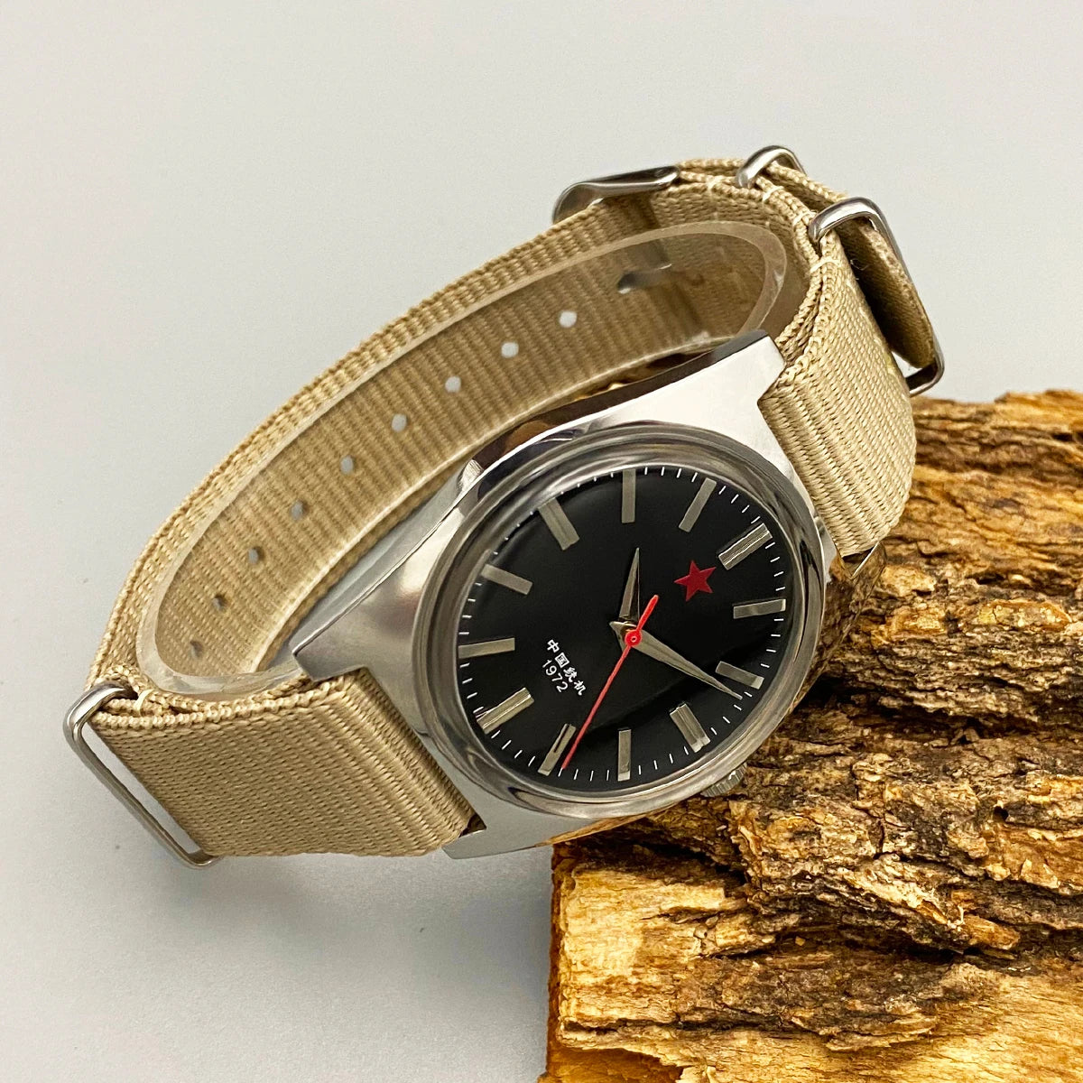 Men's Mechanical Watch Stainless Steel Case 7120 Movement Retro Dress