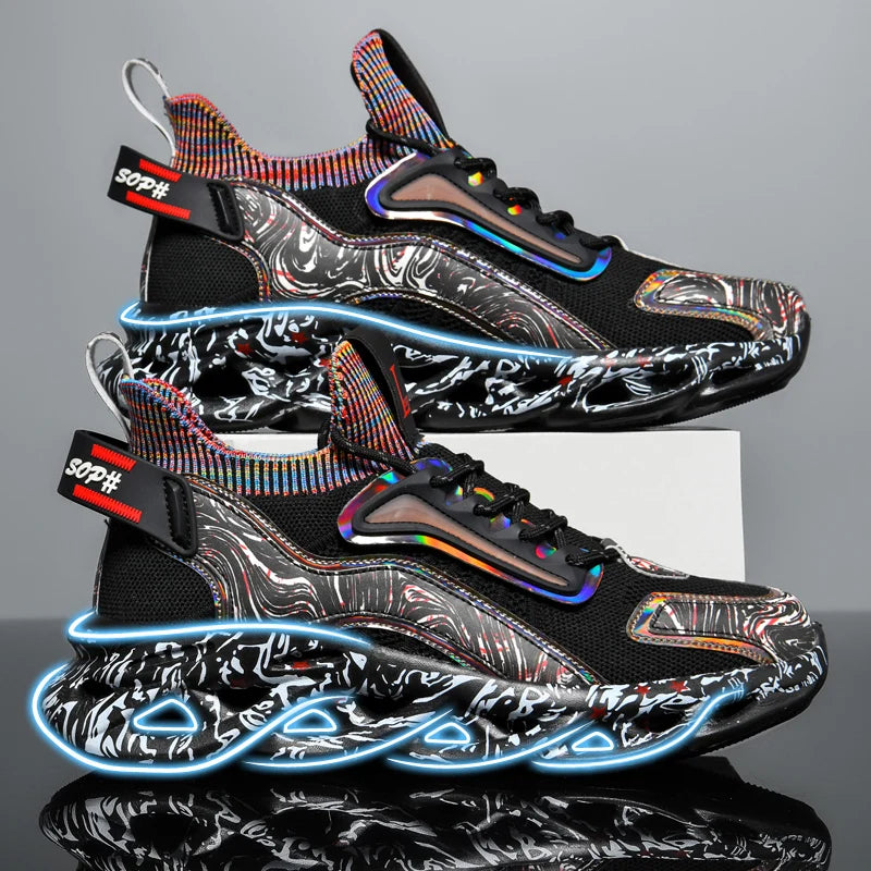 Lexsan Men Casual Breathable Luxury Sneakers Running Shoes