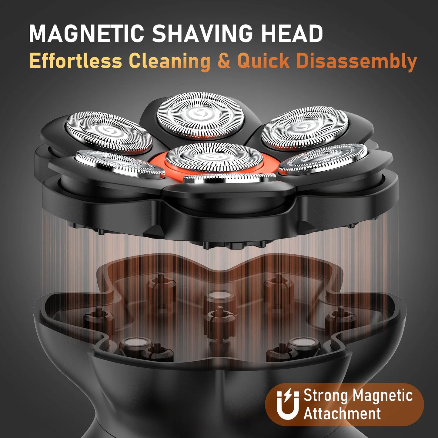 MAXGROOM IXP6 Waterproof Head Shaver With Floating Blade
