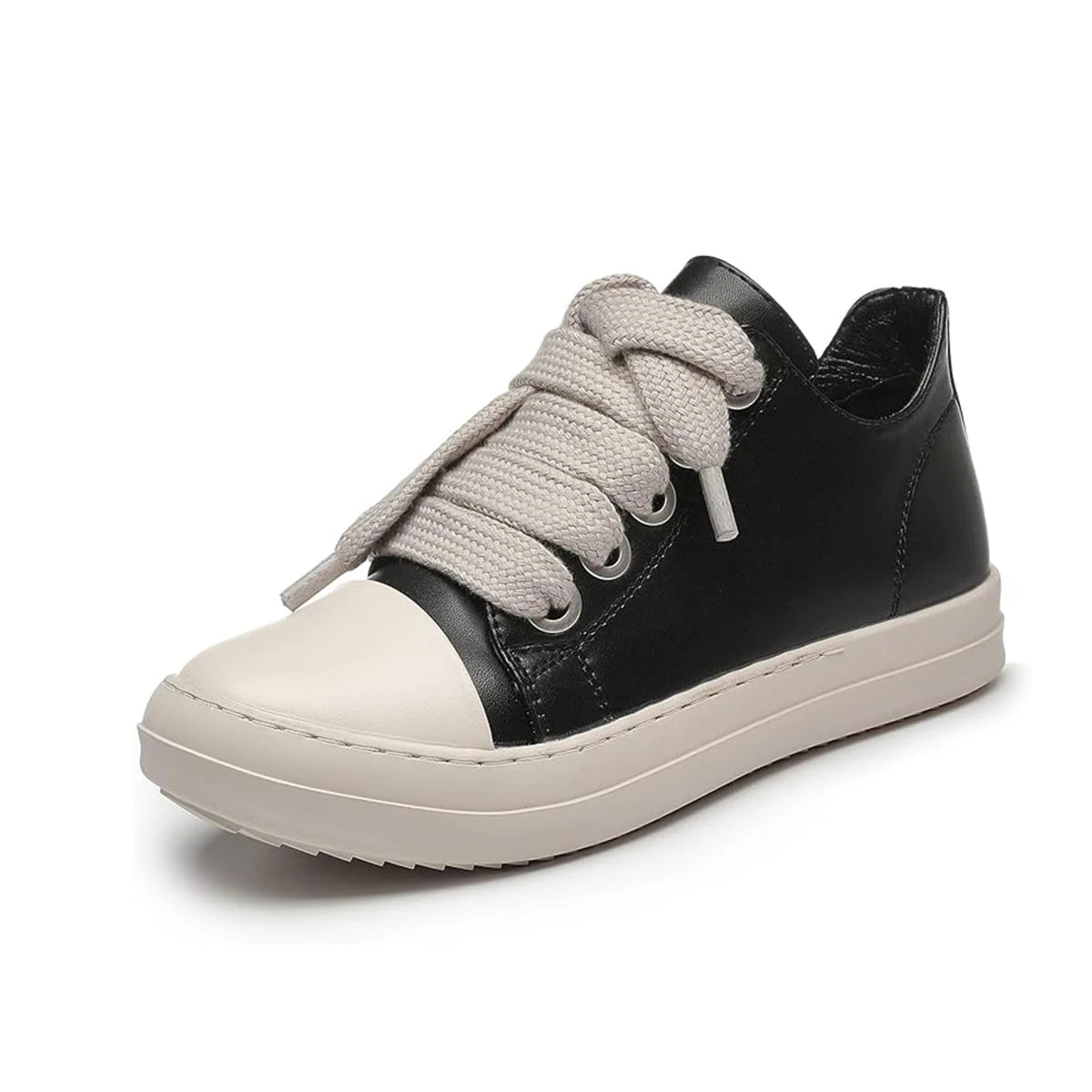 Men's Casual Lace-Up Shoes Waterproof PU Insole Rubber Outsole