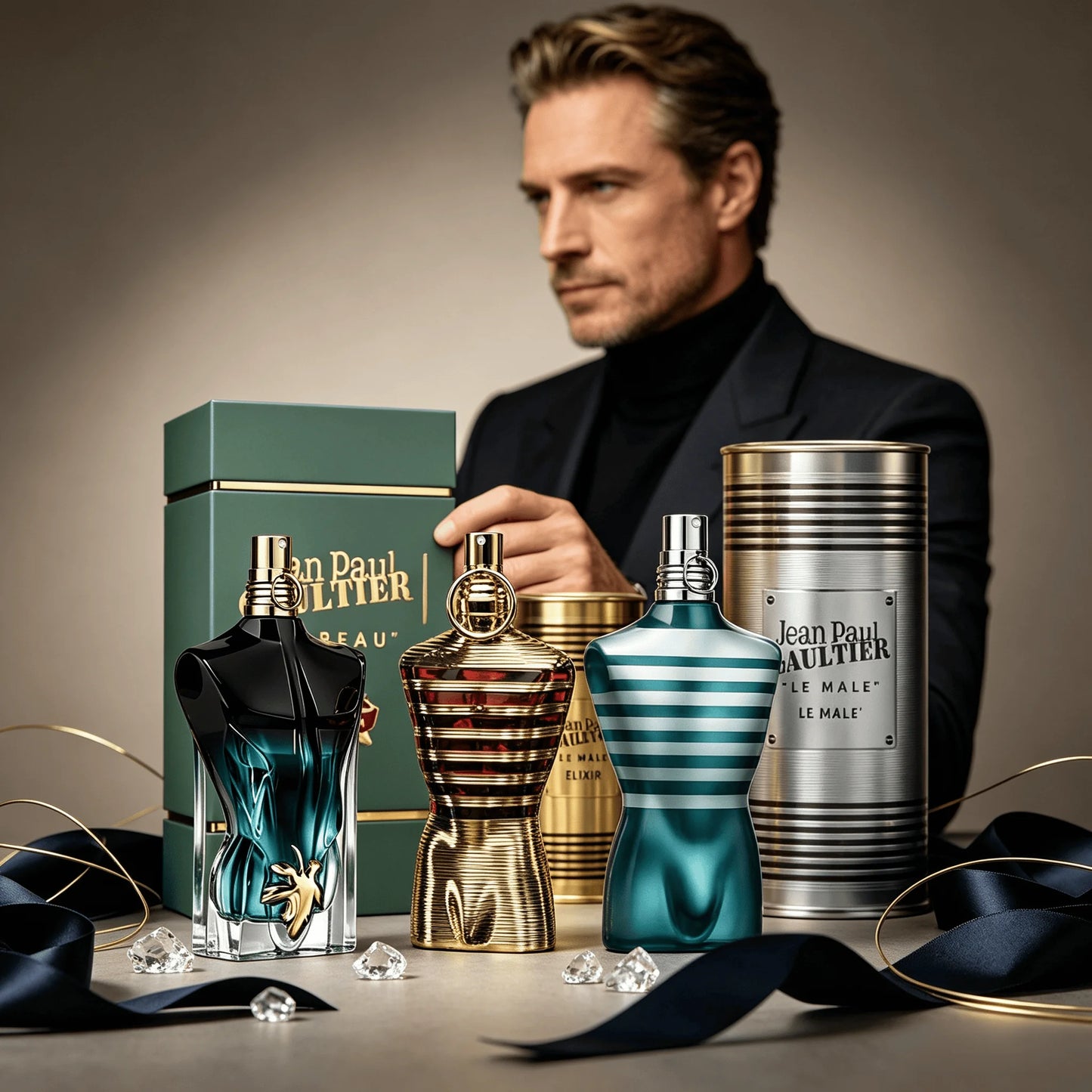 Jean Paul Gaultier Le Male Le Beau Perfume Collection