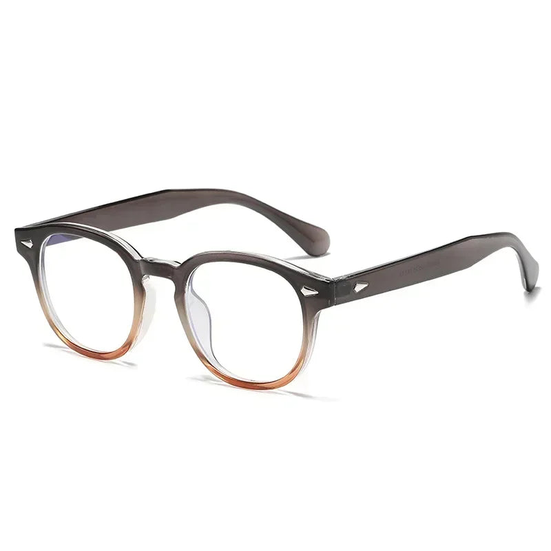 Jnpcxi Vintage Round Sunglasses UV400 Protective Acetate Frame Shades