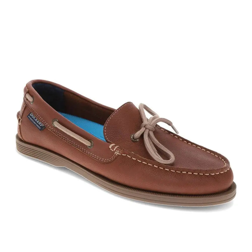Dockers Mens Darnell Genuine Leather Boat Shoe Slip On