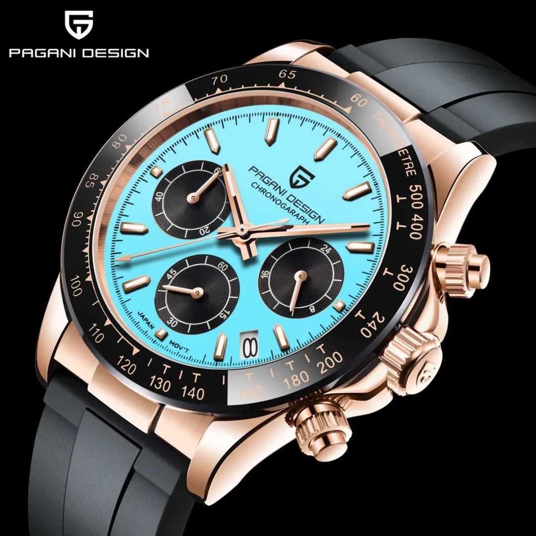 Pagani Design Men's Quartz Business Chronograph Wristwatch