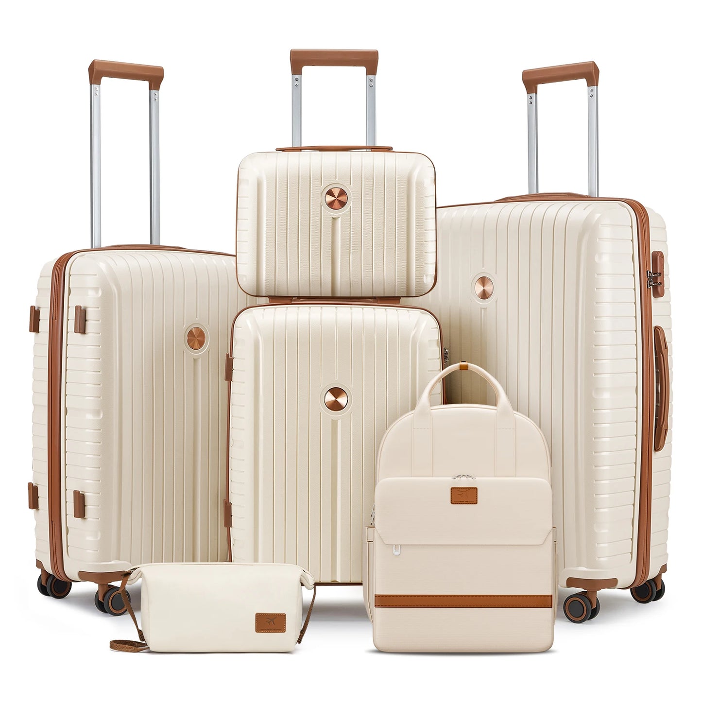 Joyway Lightweight Spinner Luggage Set With TSA Lock And Backpack