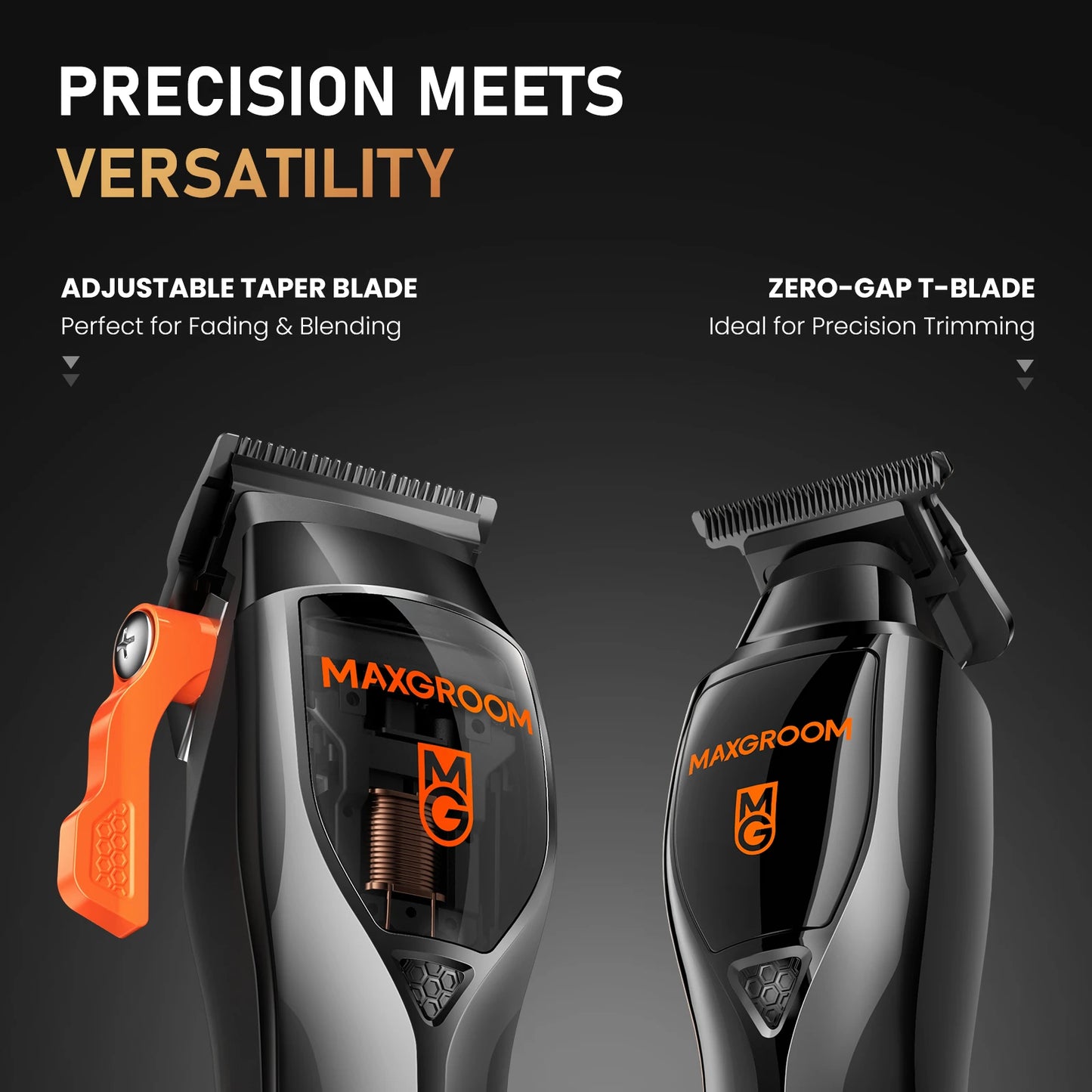 MAXGROOM Professional Cordless Hair Clippers For Men Home Kit