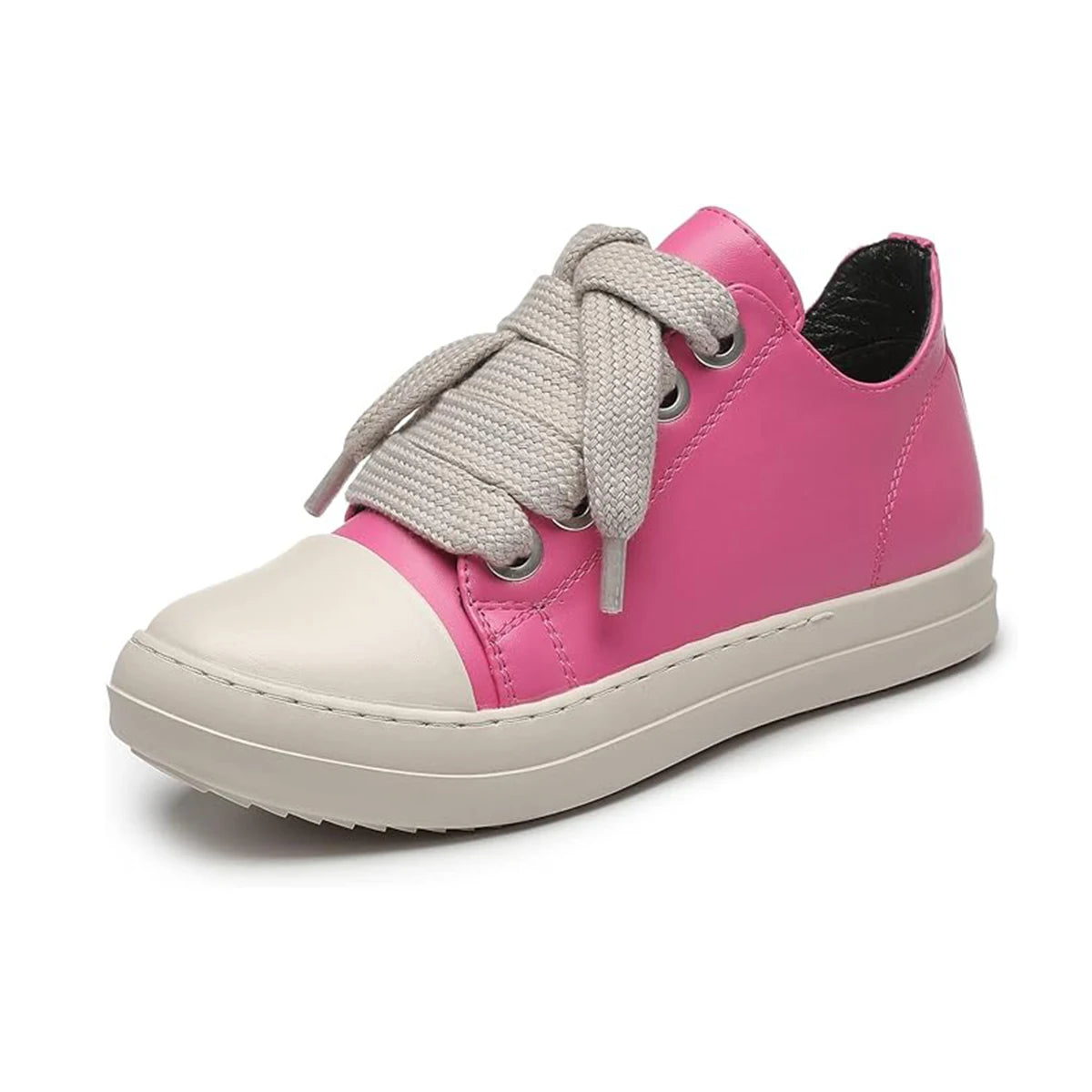Men's Casual Lace-Up Shoes Waterproof PU Insole Rubber Outsole
