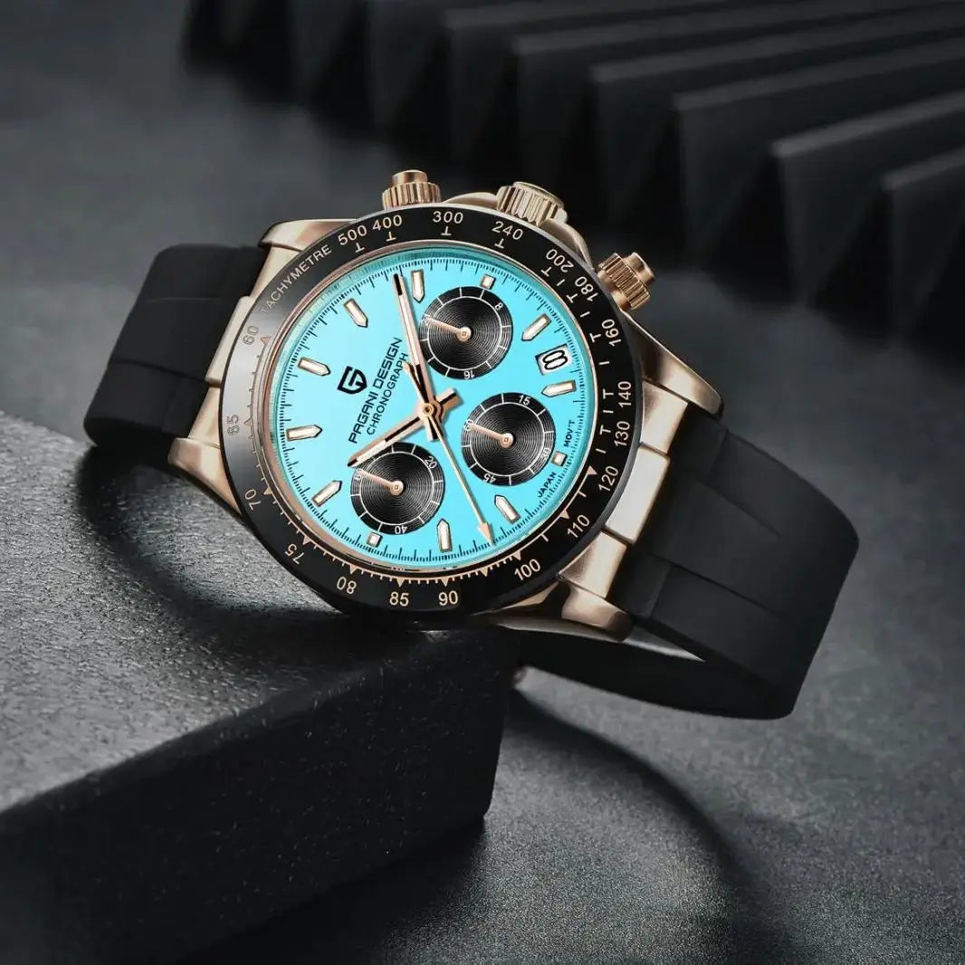 Pagani Design Men's Quartz Business Chronograph Wristwatch
