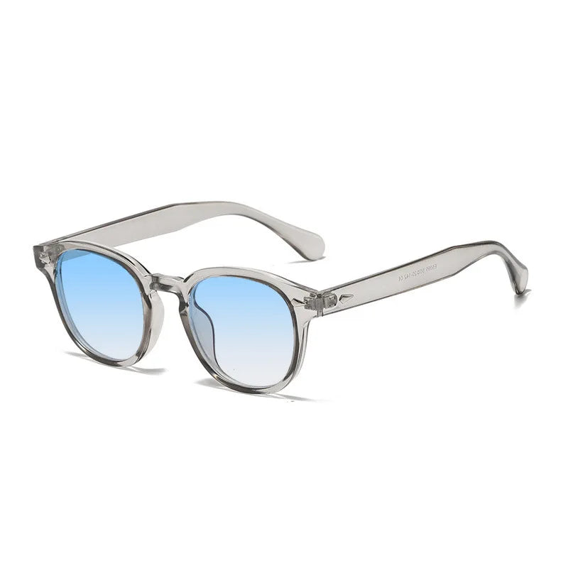 Jnpcxi Vintage Round Sunglasses UV400 Protective Acetate Frame Shades