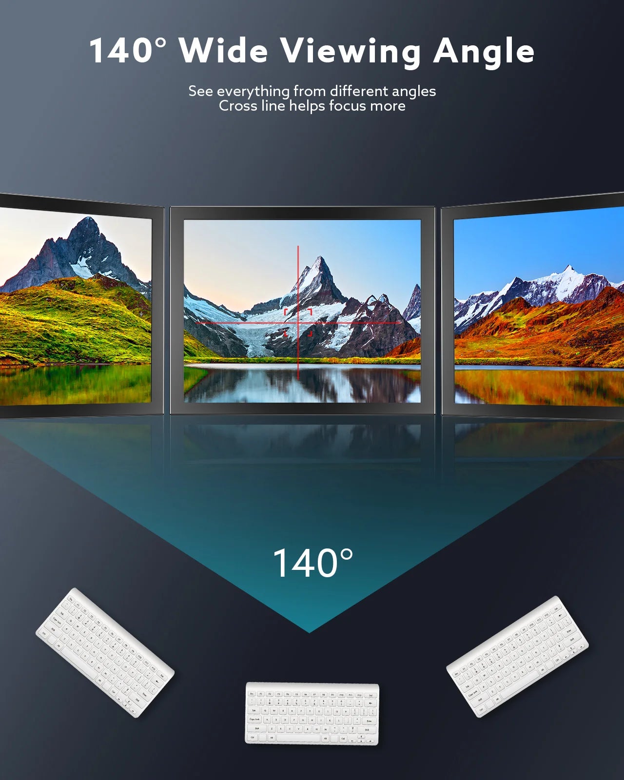 Eyoyo Portable Industrial Monitor With HDMI VGA Built In Speaker