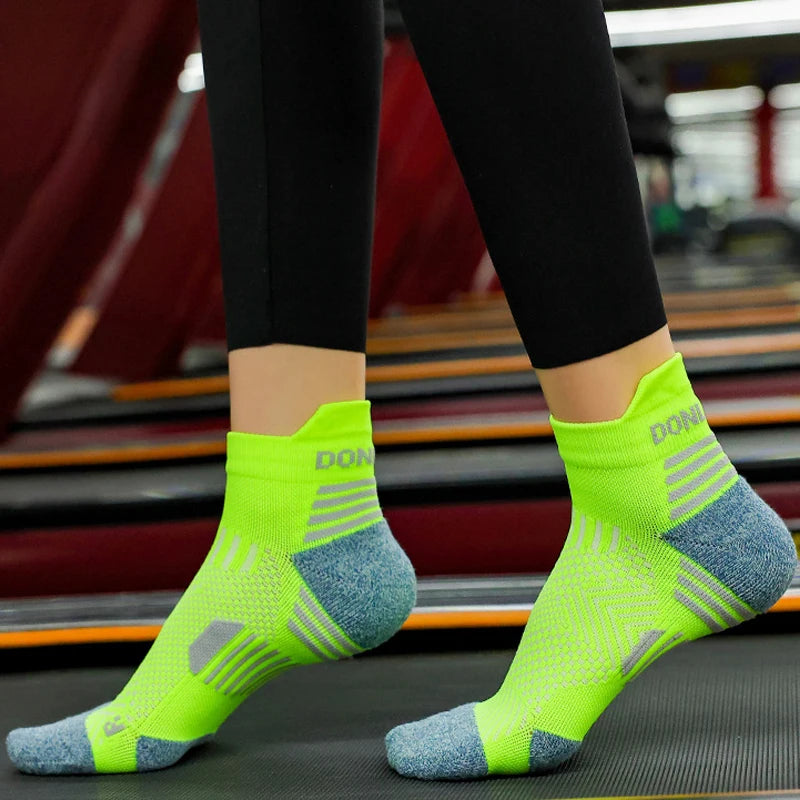 Marathon Running Socks For Men And Women Cushioned Ankle Socks