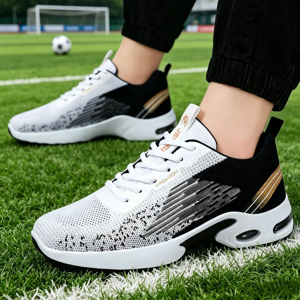 Men's Breathable Mesh Running Shoes Air Cushion Support