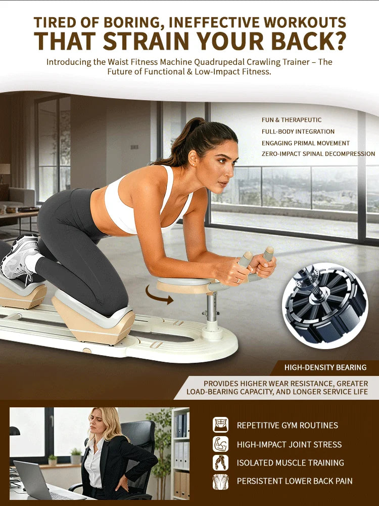 Back Stretch Trainer Spinal Twist Machine for Waist and Abs