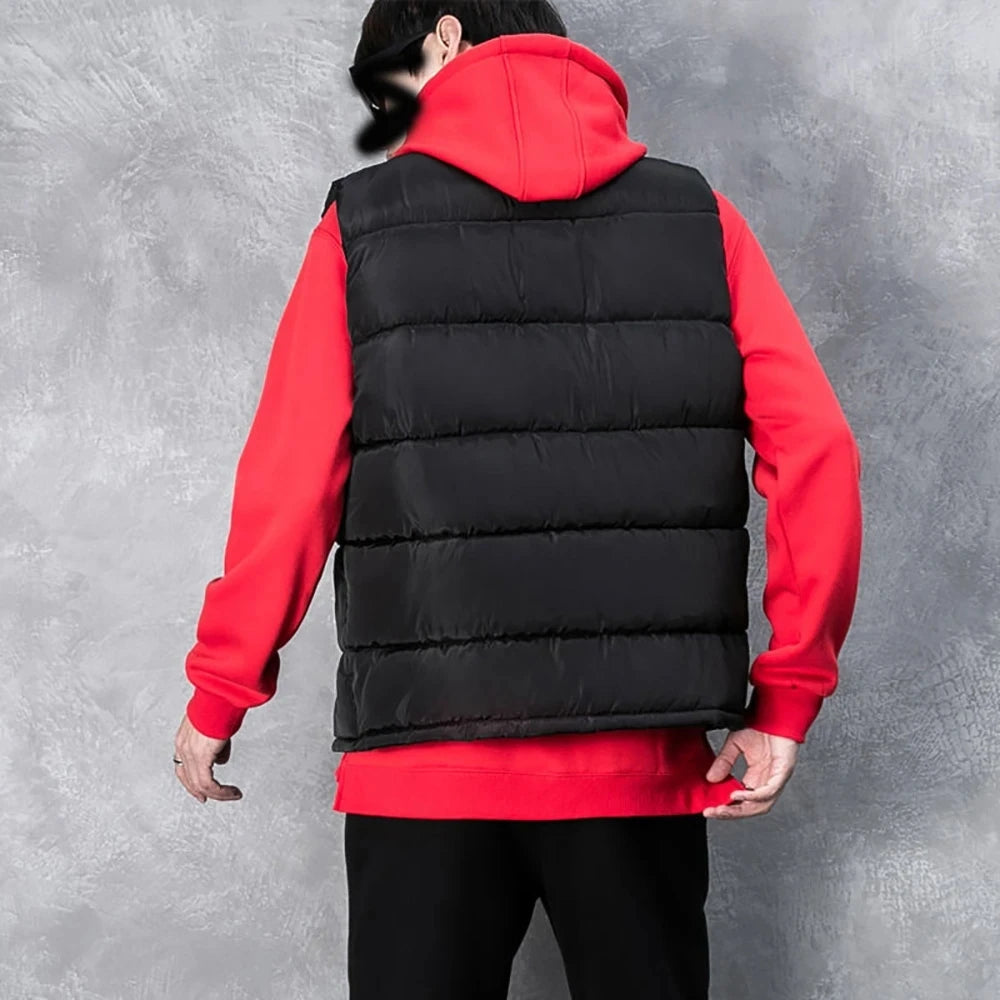 Aiwetin Mens Sleeveless Warm Winter Waterproof Jacket