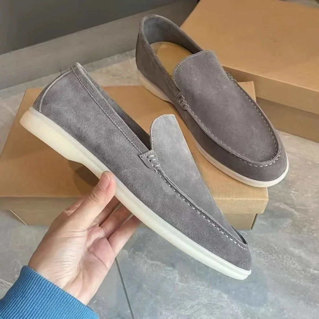 Luxury Loafers For Men And Women Casual Driving Shoes
