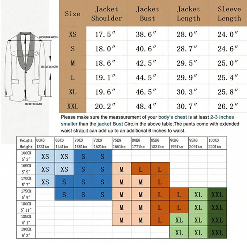 Men's Fitted Sequined Blazer With Satin Lapel For Formal Wear