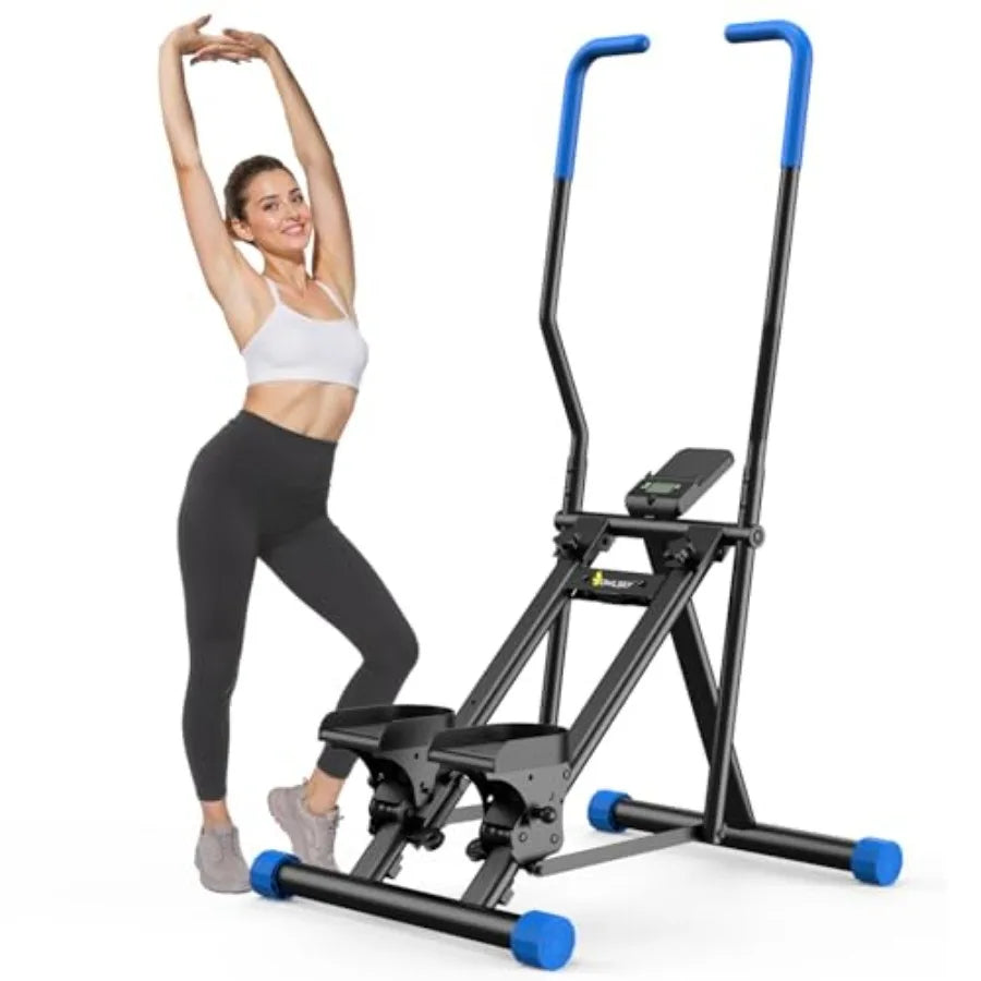 Stair Stepper Home Gym Vertical Climber With Stable Triangular Frame