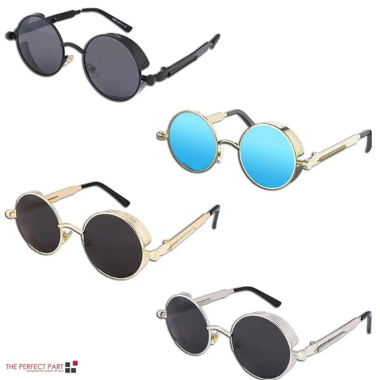 Retro Round Polarized Sunglasses Offering Premium UV Defense