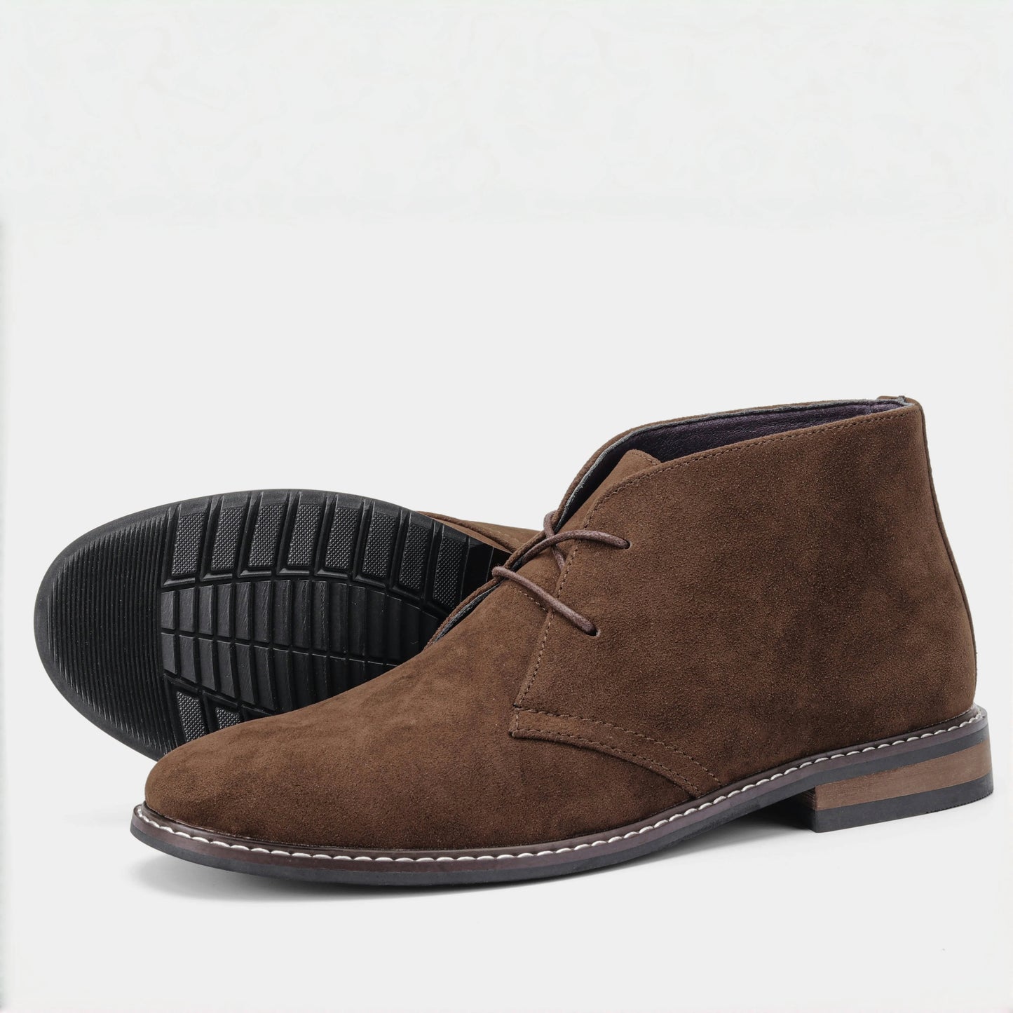 Hecrafted Suede Chukka Boots Men Desert Casual Comfort