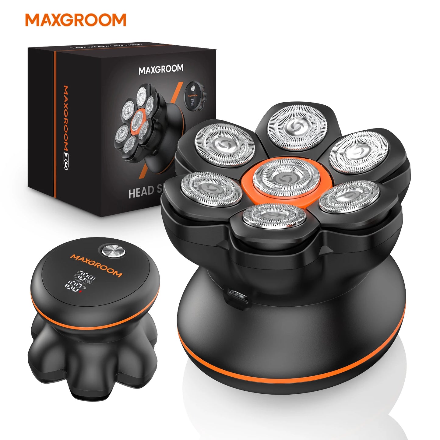 MAXGROOM IXP6 Waterproof Head Shaver With Floating Blade