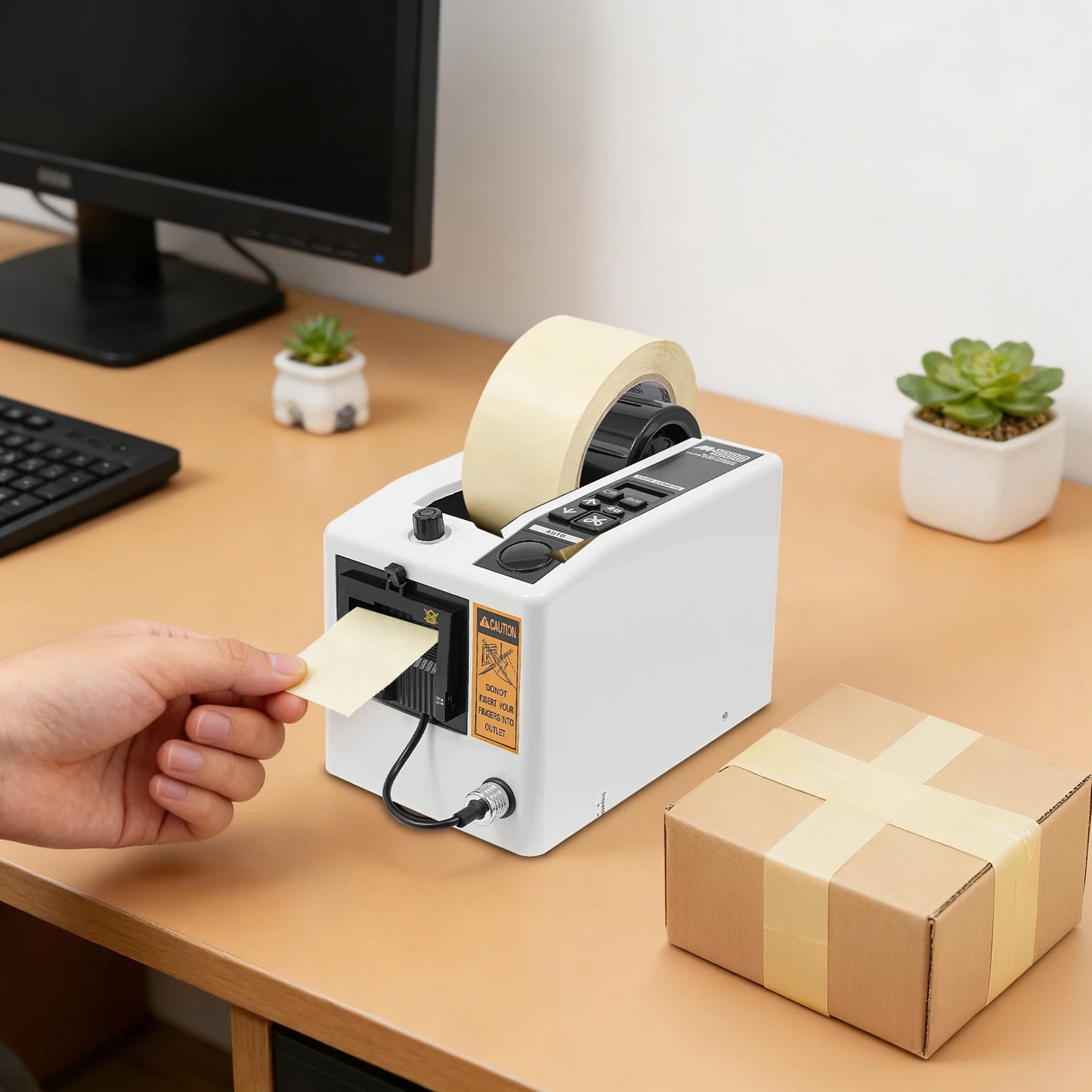 Automatic Tape Dispenser Electric Cutter For Wrapping And Packing