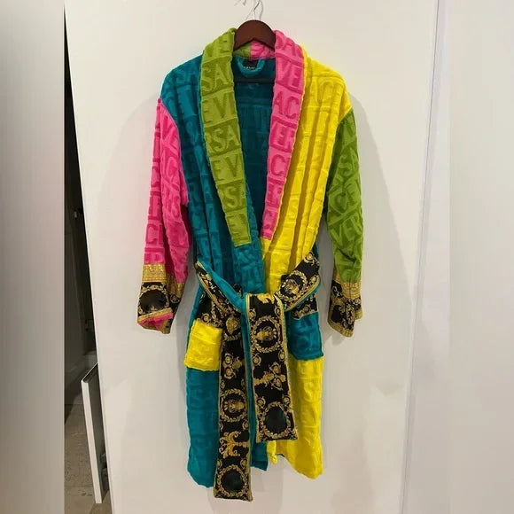 Cotton Bathrobe For Men And Women Luxury Plush Loungewear