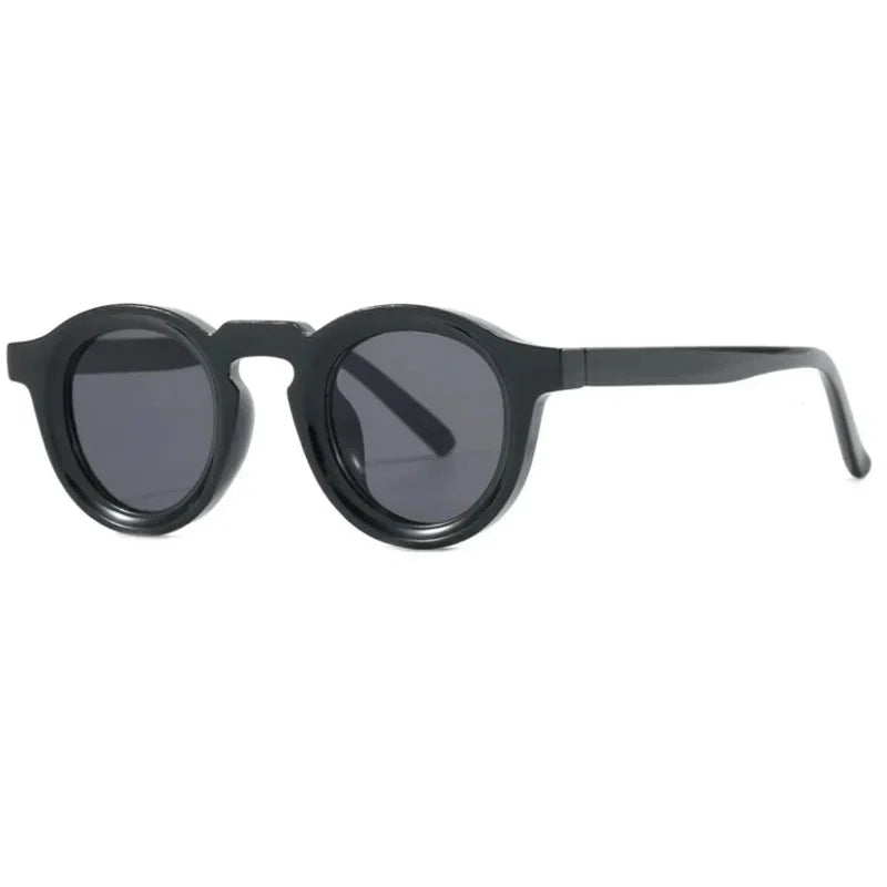 Chuban Round Sunglasses Women Men Fashion UV400 Clear Lenses