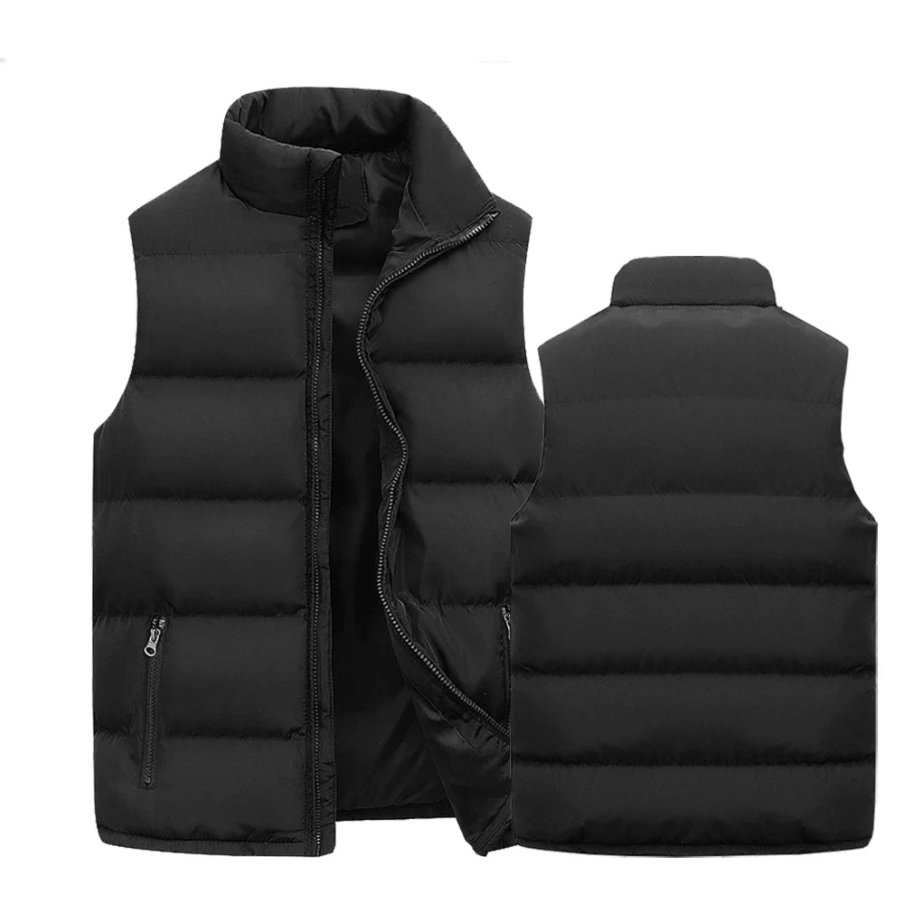 Aiwetin Mens Sleeveless Warm Winter Waterproof Jacket