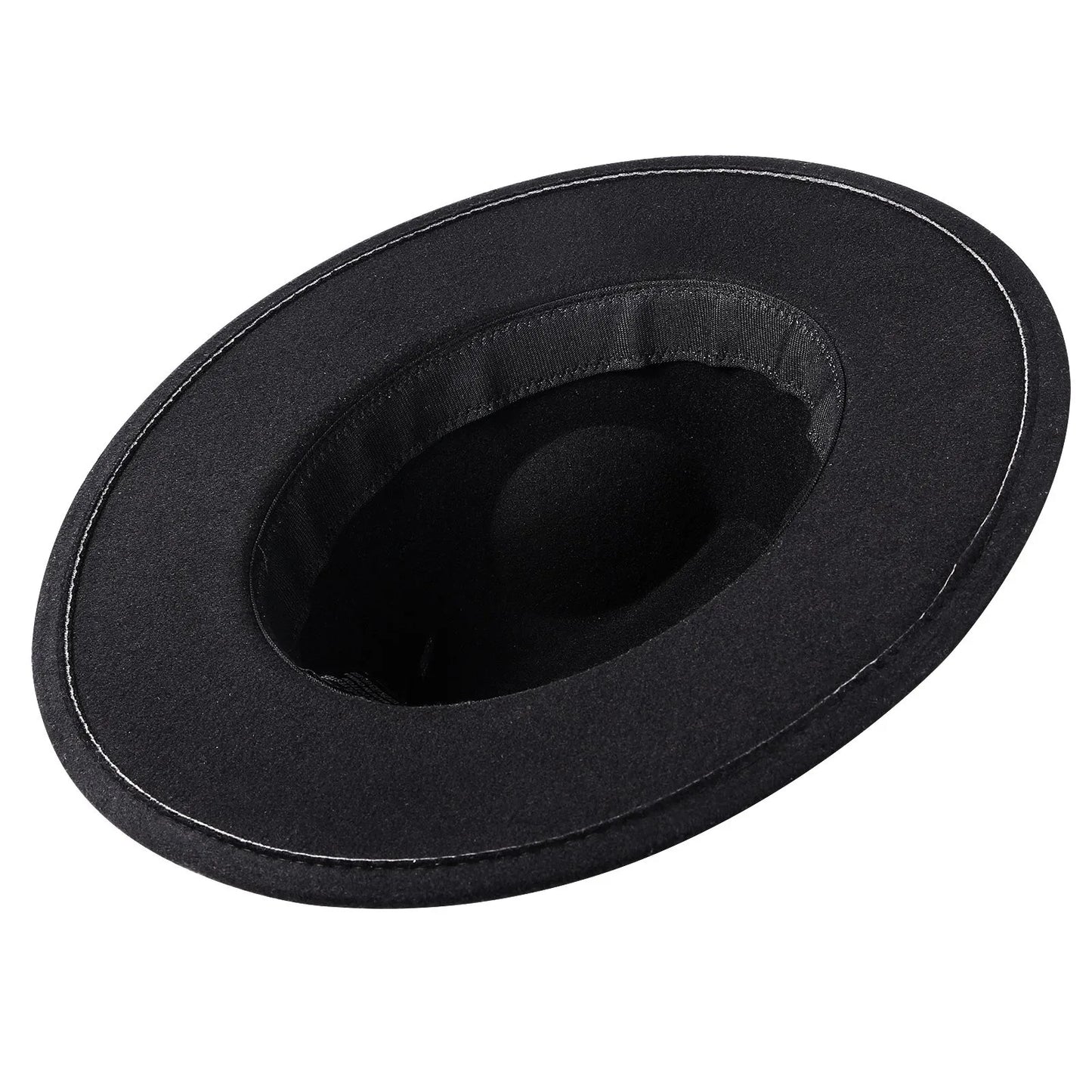 Unisex Fedora Hat Wool Felt Panama Pork Pie Jazz Style