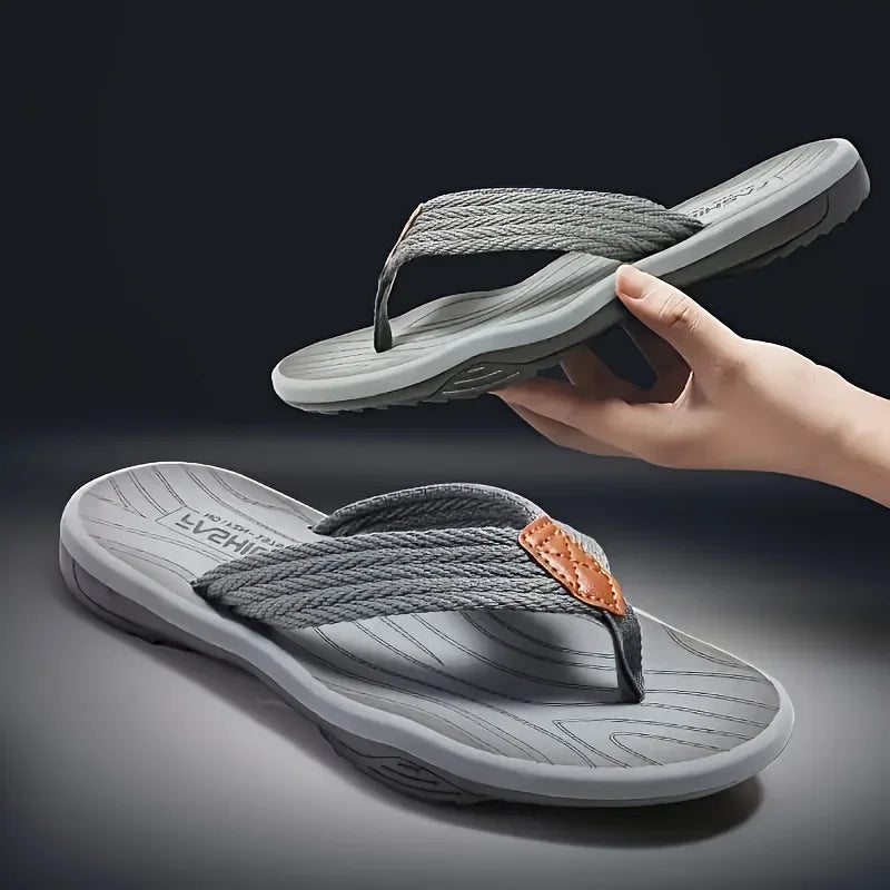 Pmoiste Men EVA Flip Flops Slip On Beach Slippers Non Slip Comfort