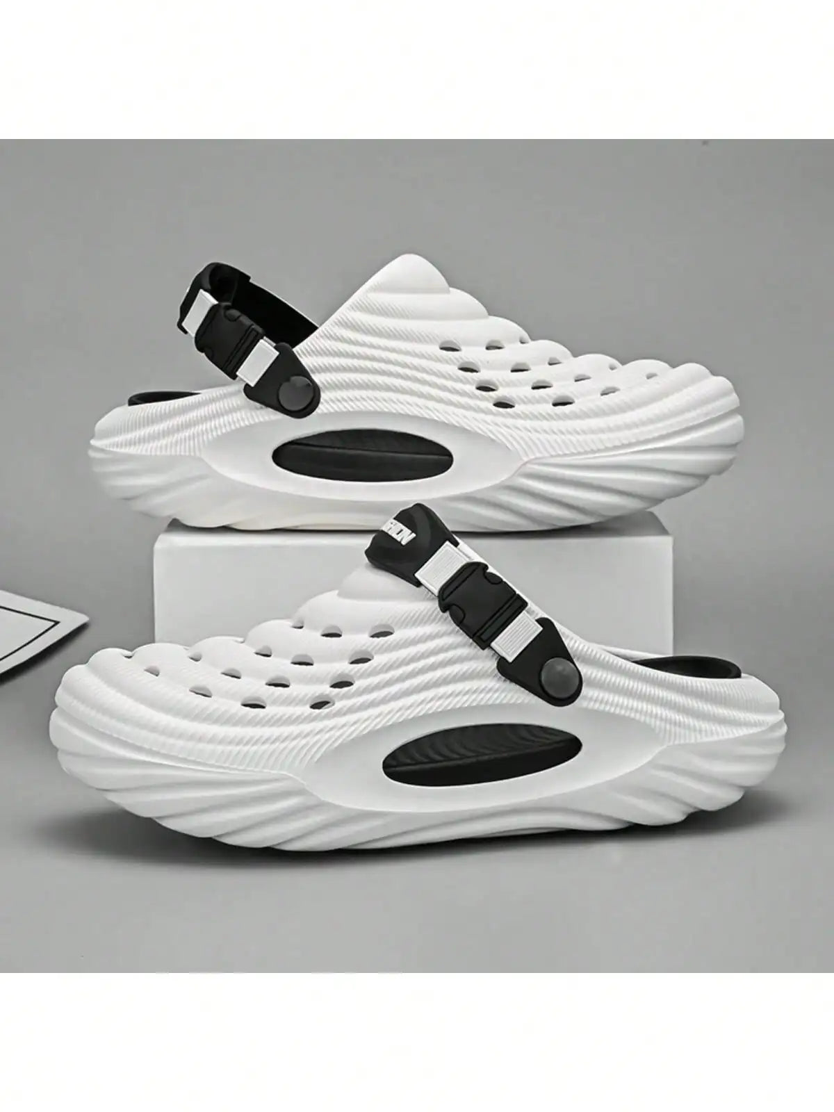 Mens Summer Outdoor Sandals Non Slip Closed Toe Beach Hiking Slides