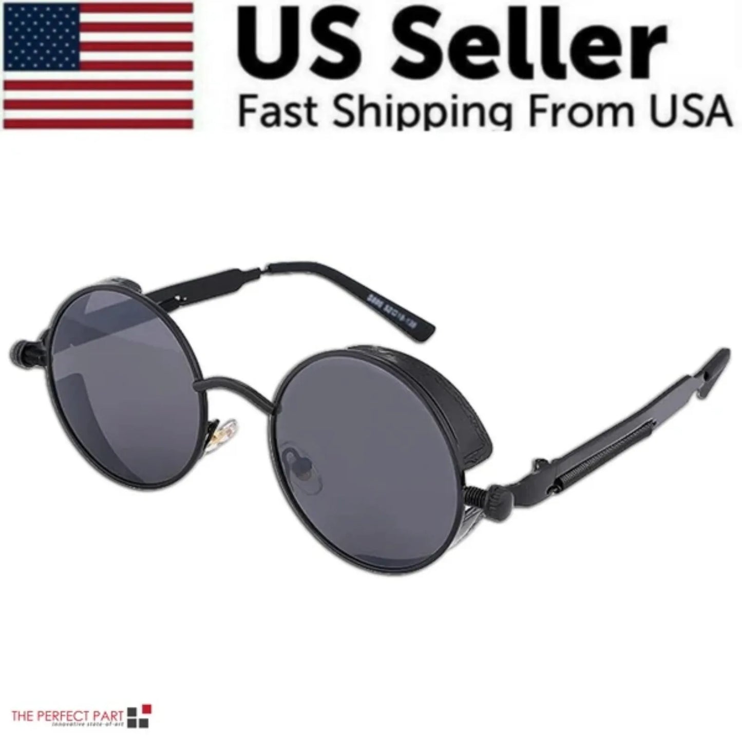 Retro Round Polarized Sunglasses Offering Premium UV Defense