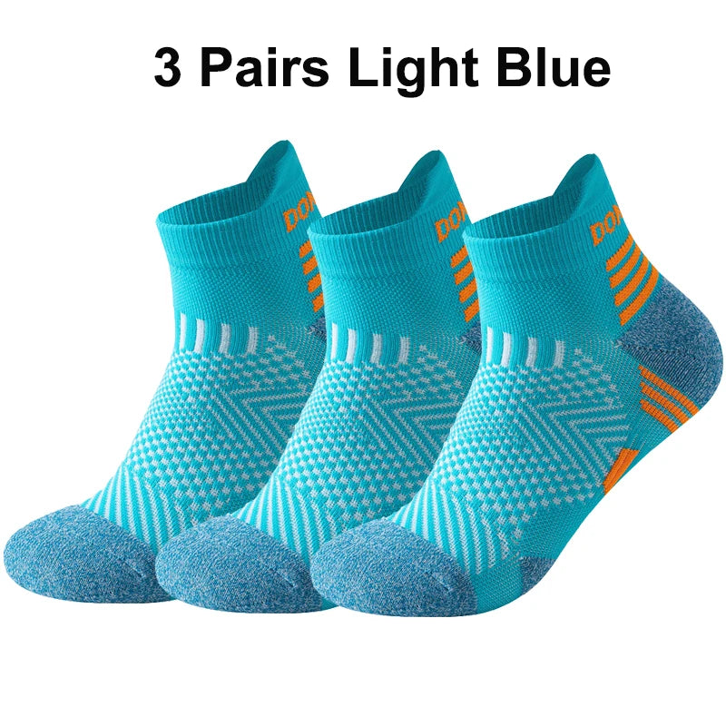 Marathon Running Socks For Men And Women Cushioned Ankle Socks