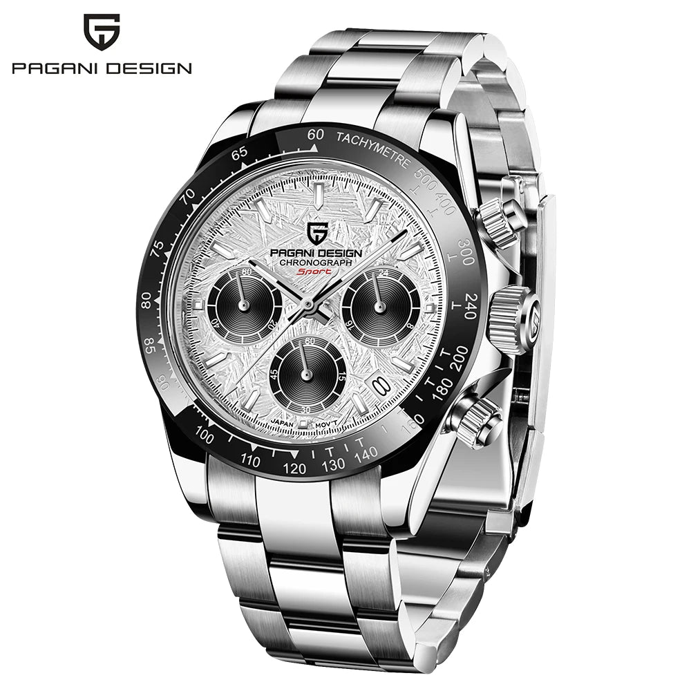 Pagani Design Men's Quartz Business Chronograph Wristwatch