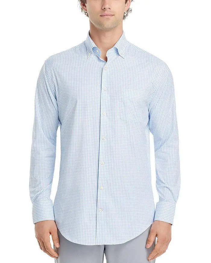 Peter Millar Hanford Performance Twill Button Down Casual Classic Shirt