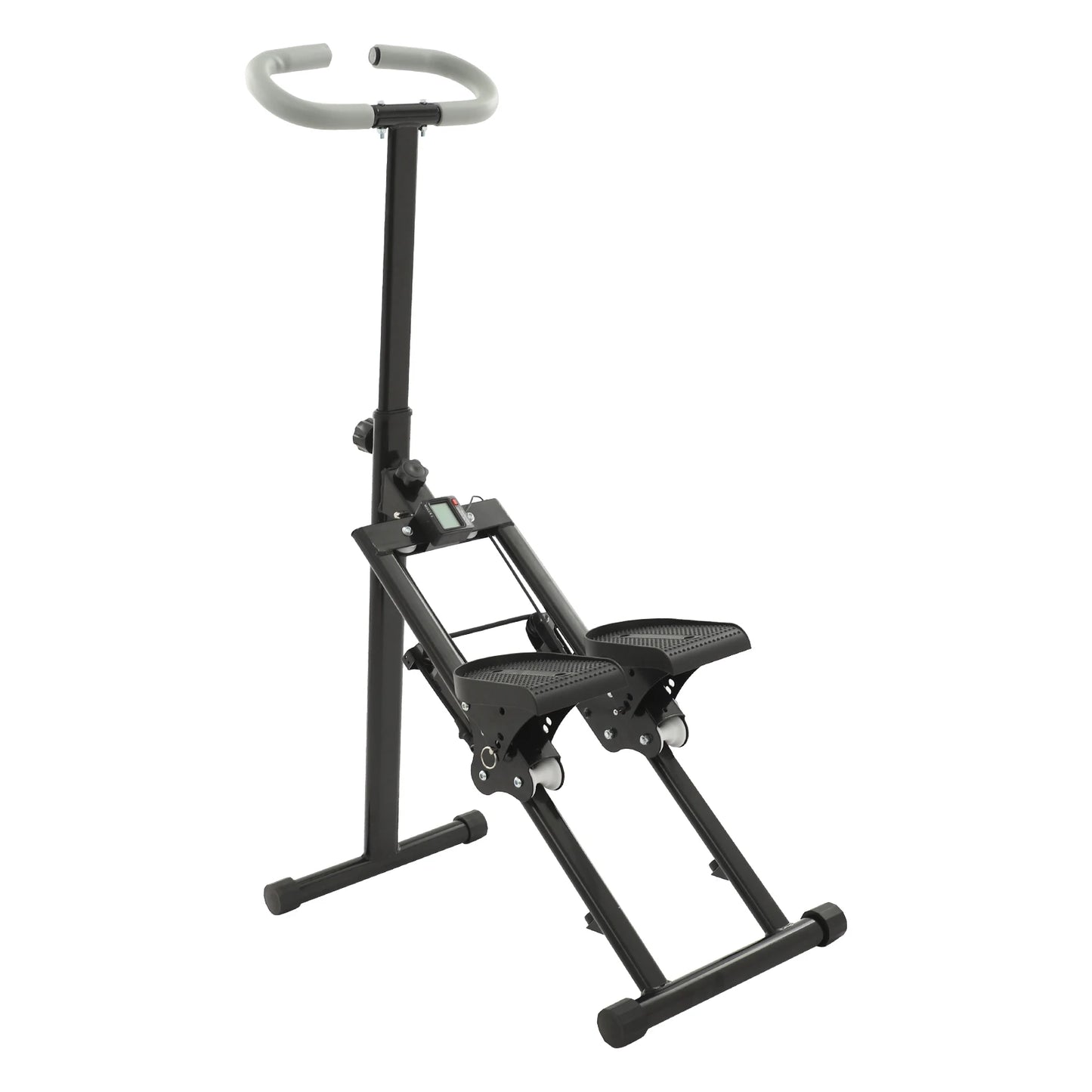 Stair Stepper Fitness Machine Foldable Climber With LCD Monitor