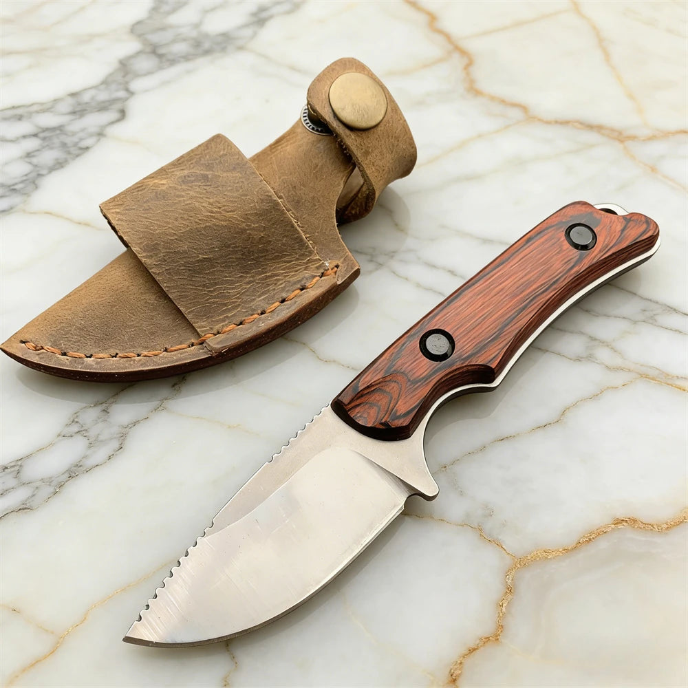 DIY Supplies Full Tang Fixed Blade Knife S30V Steel Survival