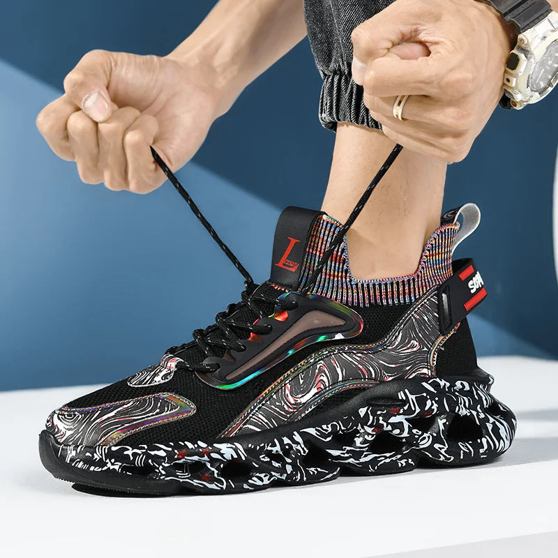 Lexsan Men Casual Breathable Luxury Sneakers Running Shoes